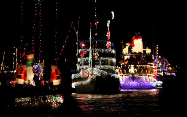Newport Beach Annual Christmas Boat Parade