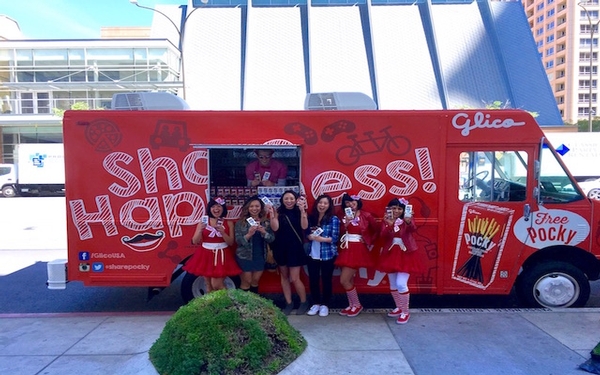 Pocky, sharing the love with Happiness Tour in L.A. to celebrate its 50th Anniversary.