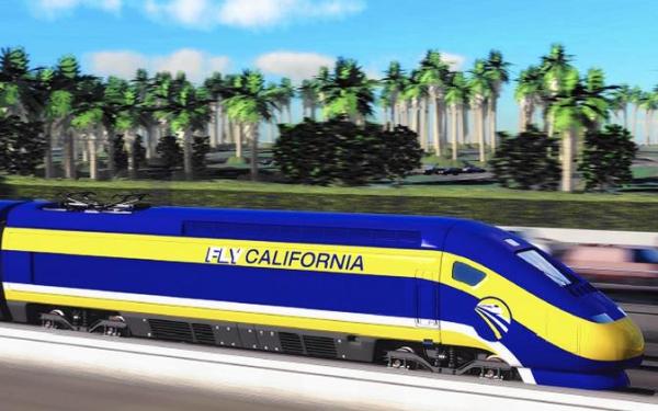 L.A. County communities protest planned bullet train route