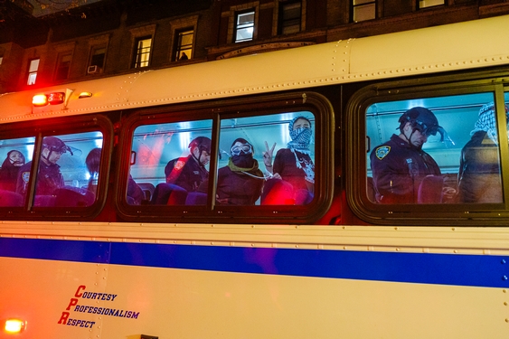 Over 100 pro-Palestinian protesters arrested during NYPD raid of Columbia University
