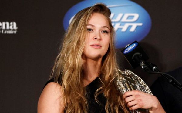 UFC's Ronda Rousey shows she's up for any challenge