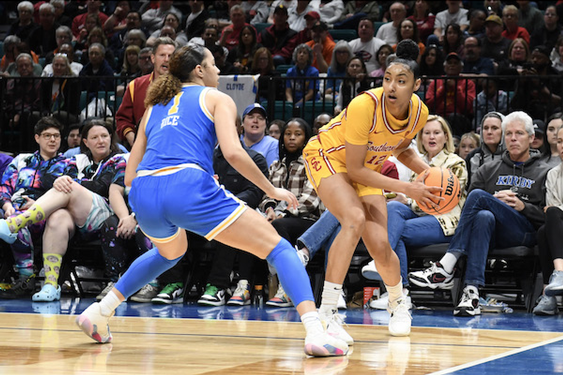 With USC and UCLA leading the way, women's tourney slam dunks on the men