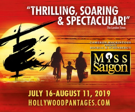 Miss Saigon Comes to the Hollywood Pantages Theatre (July 16 thru August 11)
