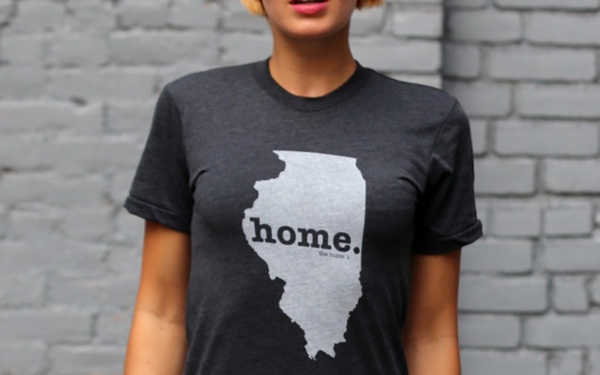 Home Tees: Cool Comfy Apparel Outlines State Pride