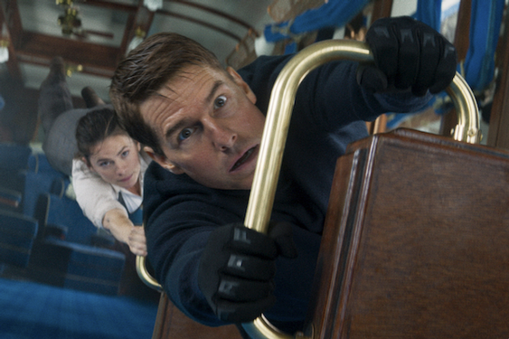The ending of the new 'Mission: Impossible' is a real train wreck. Just as they planned it