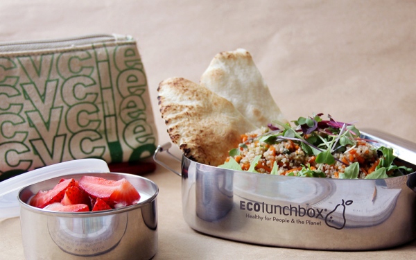 The ECOLunchbox is an eco-friendly food storage solution for people on the go