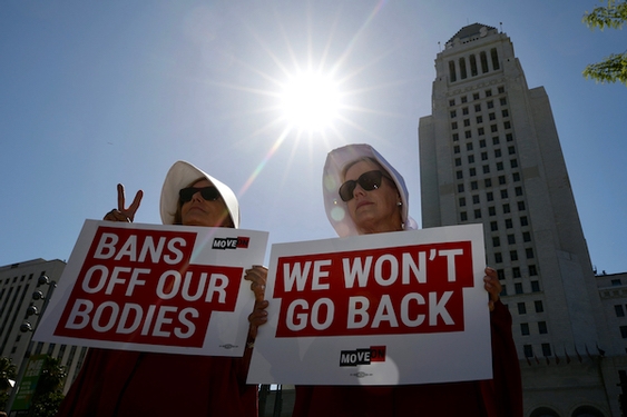 Protesters gather at abortion rights rallies in California and across US