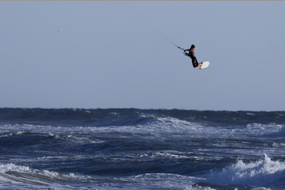 The upside of atmospheric rivers? The kitesurfing is crazy good