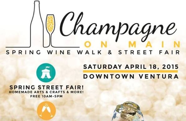 Ventura's Champagne on Main Spring Wine Walk & Street Faire