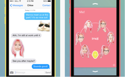 New Personalized App, Imoji, Turns Your Face Into an Emoji