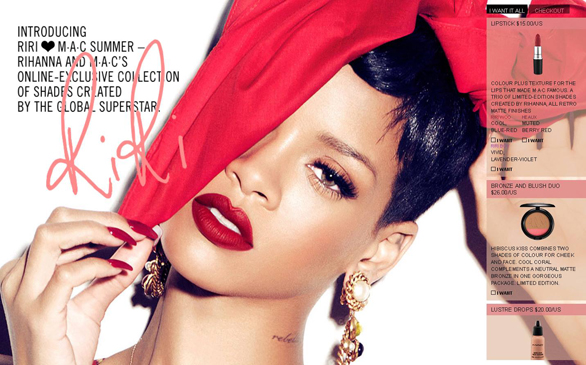 Rihanna Launches New Mac Collection