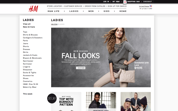 H&M Finally Provides Online Shopping