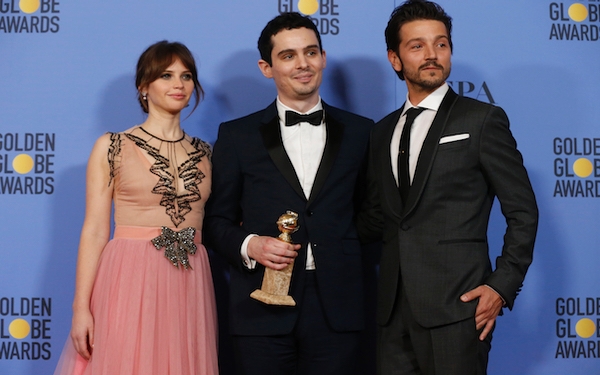 It's a big night for 'La La Land' as musical sweeps Golden Globes