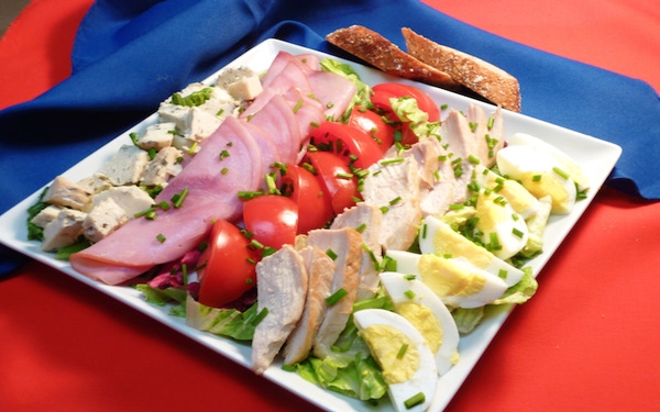 Be the star of the Fourth of July picnic with All-American Cobb Salad
