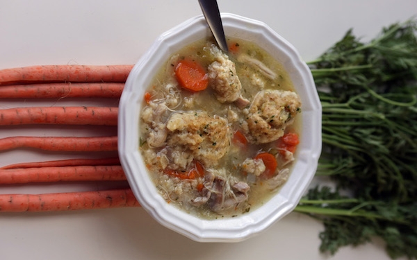 Extreme comfort food: Chicken and dumplings