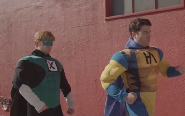WATCH: Hoodie Allen & Ed Sheeran are Superheroes in 'All About It' Music Video