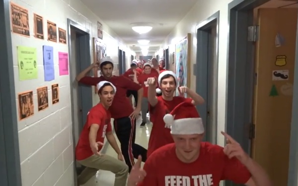 Watch: College Guys Lip-Synch to 'All I Want for Christmas is You'