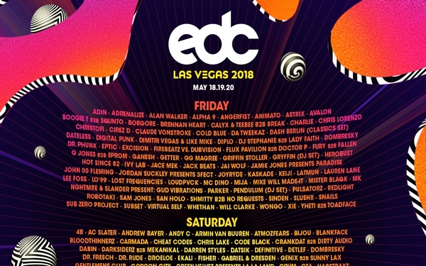 Insomniac Reveals Monumental Lineup For 22nd Annual Electric Daisy Carnival Las Vegas