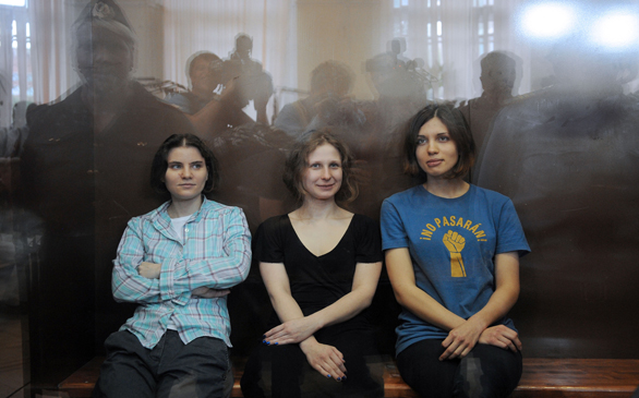 Russian Court Sentences Pussy Riot Rockers to 2 Years in Prison