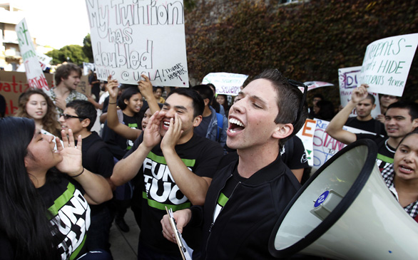 Student Protesters Interrupt UC Regents Meeting