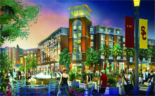 City Approves The Village at USC Retail/Dorm Project