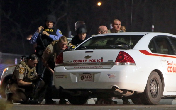 2 officers shot during Ferguson protests following police chief's resignation