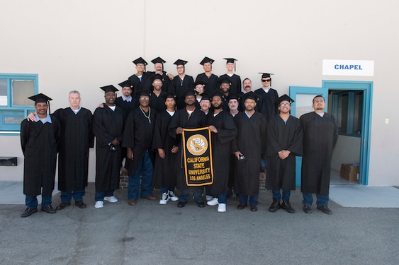 Incarcerated students earn Cal State LA degrees at first-of-its-kind graduation in a CA state prison