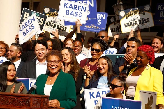 Karen Bass drew more votes than any mayor candidate in LA history