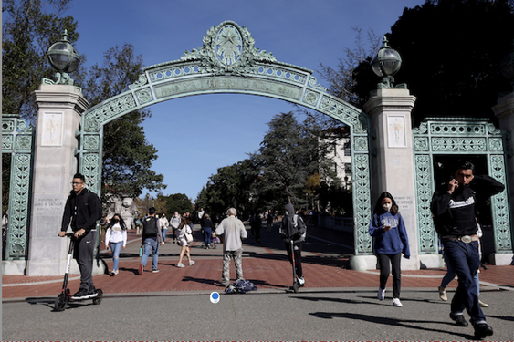 Pro-Palestinian protesters shut down event organized by Jewish student groups at UC Berkeley