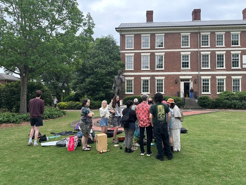 Protesters relocate after UGA official tells them to fill out paperwork