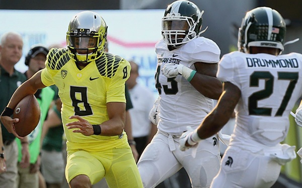 Michigan State, Who lost to Oregon and Ohio State this year, offers Title Game Thoughts