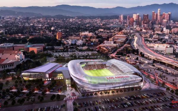 Expansion L.A. soccer team plans new stadium on Sports Arena site