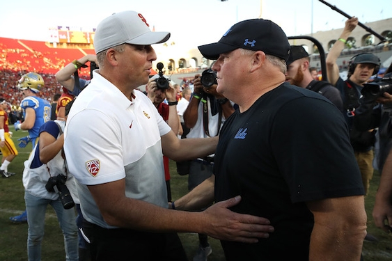 A muffled UCLA-USC rivalry game might be best for Chip Kelly and Clay Helton