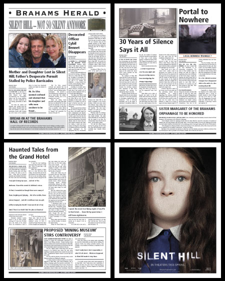 Silent Hill Promotional Newspaper