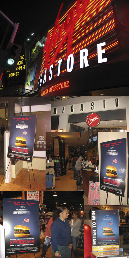 Fast Food Nation/Virgin Megastore