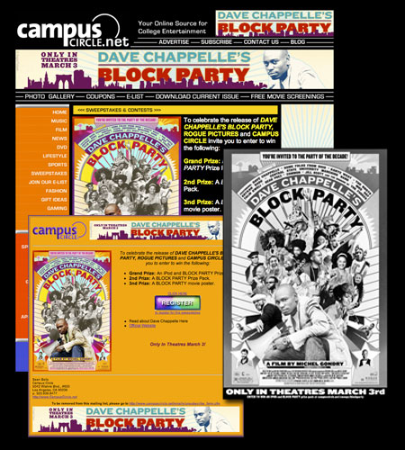 Dave Chappelle's Block Party Campaign
