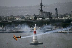 Pilots Fly Low In San Diego
